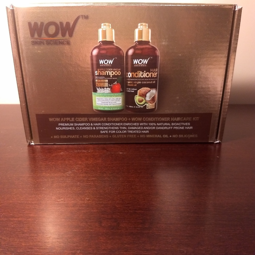 WoW Apple Cider Vinegar Shampoo and Conditioner